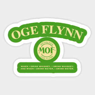 Michaleen Oge Flynn Whiskey Sticker